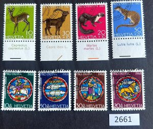 $1 World MNH Stamps (2661)  Switzerland #B370-373 CTO