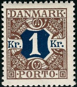 Denmark SC J23 F-VF Mint OG..Nice!