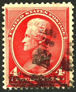 U.S. #215 USED CREASE