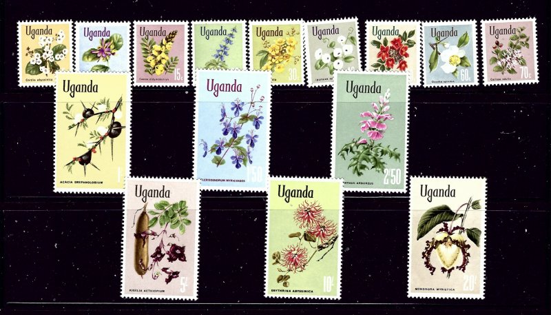 Uganda 115 - 29 MLH 1969 Flowers