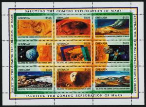 Grenada 1999-2005 MNH Exploration of Mars, Space, Flags