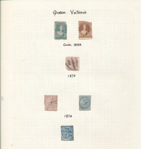 NEW ZEALAND QV/QE M&U Collection on Pages (Apx 150 Items) TK903