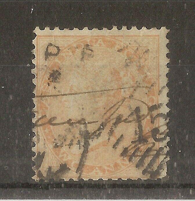 India 1865 2A SG61/62 Used