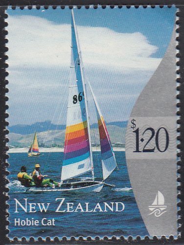 New Zealand 1999 MNH Sc 1618 $1.20 Hobie Cat Yachting