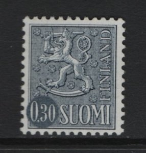 Finland   #404A  MNH   1965   lion  30p  blue gray