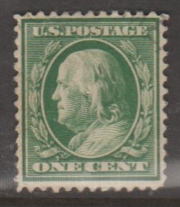 U.S. Scott #374-376-377-378 Franklin & Washington Stamp - Used Set of 4