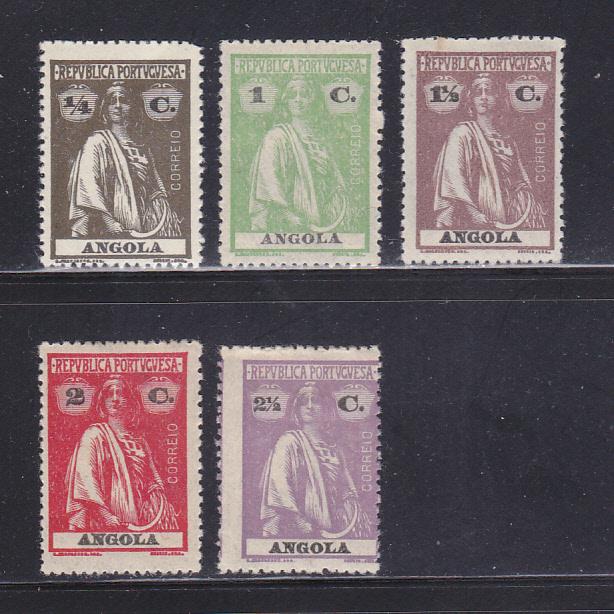 Angola 134, 137-140 MHR Ceres