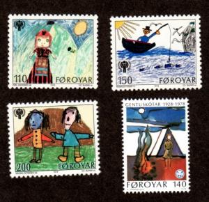Faroe Islands # 41,45-47 Mint!