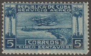 Cuba, stamp, Scott#C1,  mint, hinged,   Airmail