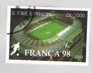 St Thomas & Prince  Used Stadium H 1 1997 (BP81702)