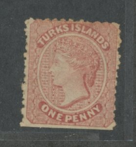 Turks Islands #1 Unused Single