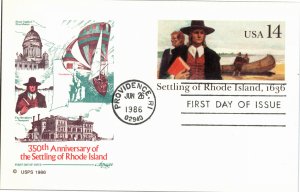 United States, Rhode Island, United States First Day Cover, United States Gov...