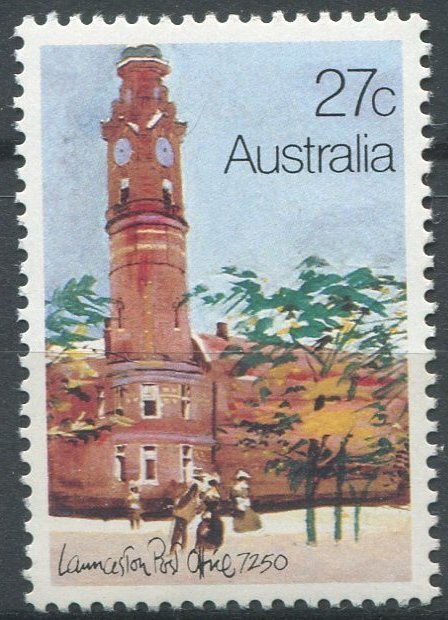 Australia Sc#837 MNH, 27c multi, Post Offices (1982)