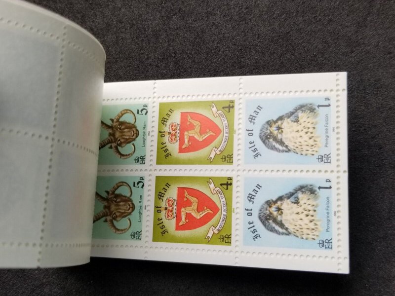 Isle Of Man Manx Heritage Year 1986 Falcon Eagle Prey Goat Ram (booklet) MNH