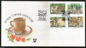 Venda 1988 Coffee Industry Fruits Trees Plants Flora Sc 177-80 FDC # 16455