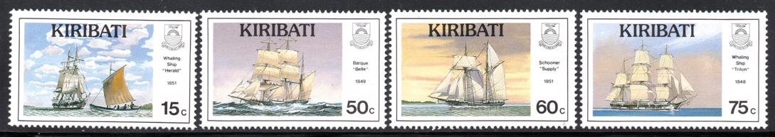 Kiribati 1990 Nautical History Charlotte ship MS MS347 UM MNH unmounted mint 