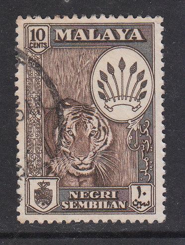 Malaya Negri Sembilan 1957 Sc 69 10c Used