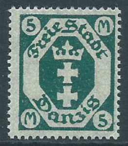 Danzig, Sc #89, 5m MH