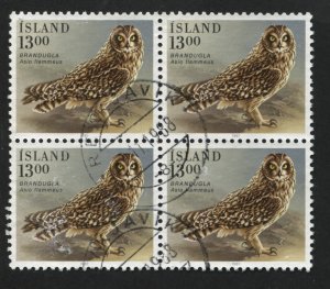 Iceland 642 Used Block of Four