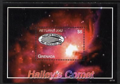 GRENADA - 2007 - Return of Halleys Comet - Perf Min Sheet - Mint Never Hinged