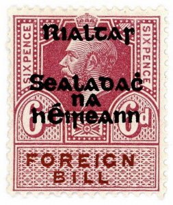 (I.B) George V Revenue : Ireland Foreign Bill 6d (Provisional Government OP)