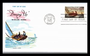 OAS-CNY 268 SCOTT 1207 WINSLOW HOMER 1962 FLUEGEL CACHET