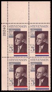 1275 MNH Plate Block UL #28240