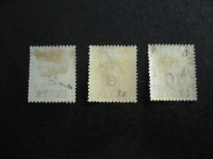 Stamps - British Honduras - Scott# 28-30 - Mint Hinged Part Set of 3 Stamps