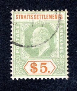 Malaya Straits Settlements SC #104  VF, Used, CV $180.00 ..... 6090072