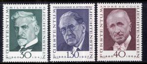 Liechtenstein 509-511 MNH VF