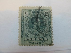 Spain España Spain 1909-17 Medallion 5c fine used A5P3F34-