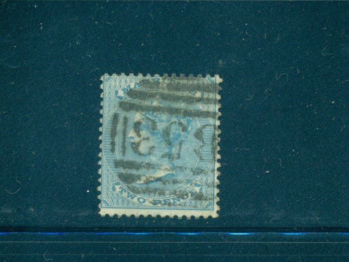 Mauritius - Sc# 25. 1860 Victoria 2p Used. $60.00.