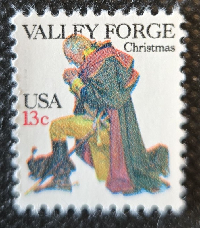 USA, 1977, Valley Forge Christmas, #1729, SCV $.25