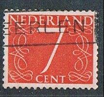 Netherlands 343: 7c Numeral, used, VF