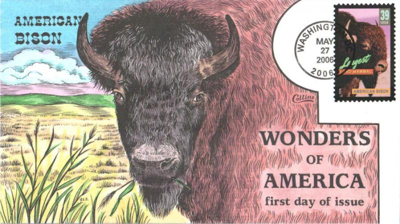 #4041 American Bison Collins FDC
