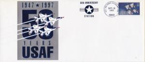 United States 1997 50th Anniversary U.S. Air Force. Clean Unaddressed FDC
