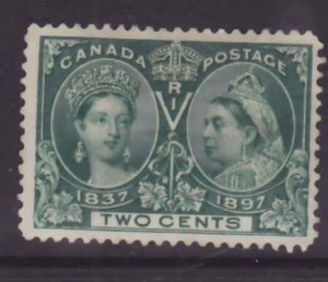 Canada-Sc#52- id13-used 2c QV Diamond Jubilee-1897-