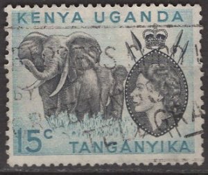 Kenya Uganda & Tanzania; 1958: Sc. # 105: O/Used Single Stamp