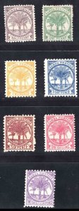 MOMEN: SAMOA SC #9,11,13ef,16e,17d,18,18cg MINT OG H $250 LOT #66268