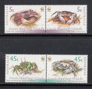 Cocos Islands Scott #333-334 MNH