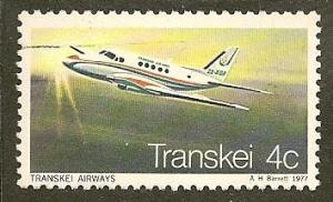 South Africa--Transkei  Scott   22  Airplane   Used