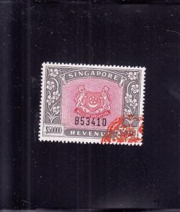 Singapore, Sc #39, Used ($50,000.00 Face Value) (24526)