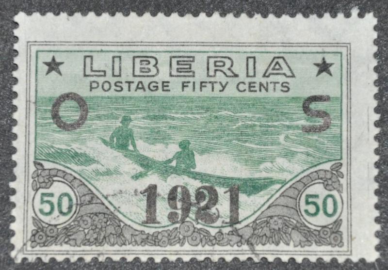 DYNAMITE Stamps: Liberia Scott #O136  USED