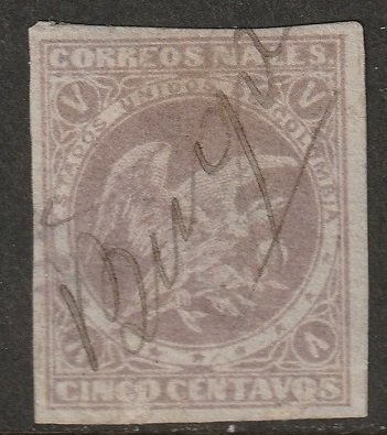 Colombia 1881 Sc 80 used
