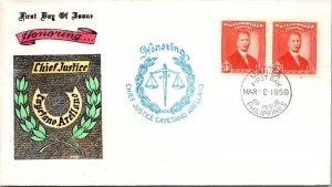 Philippines FDC 1959 - CJ Cayetano Arellano - 2x50c Stamp - Pair - F43398