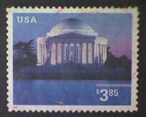 United States, Scott #3647, used(o),  2002, Jefferson Memorial, $3.85