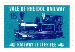 (I.B) Vale of Rheidol Railway : Railway Letter Fee 15p