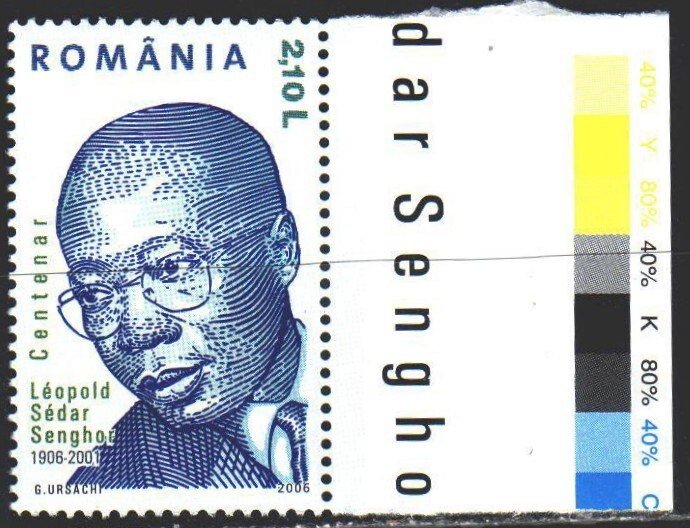 Romania. 2006. 6050. Senghor, Senegalese nobleman, writer. MNH.