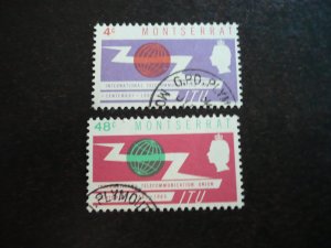 Stamps - Montserrat - Scott# 157-158 - Used Set of 2 Stamps