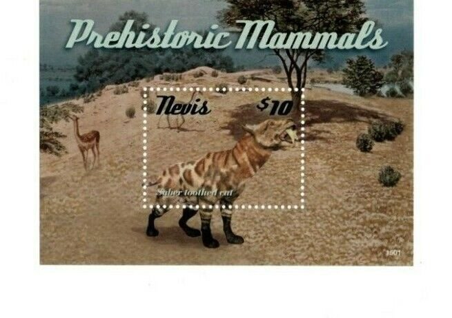 Nevis - 2015 - Prehistoric Mammals  - Souvenir Sheet  - MNH